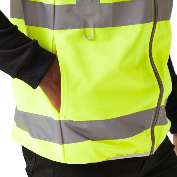 Regatta Professional Mens Full Zip Hi-Vis Vest