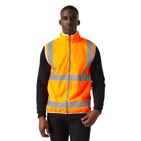 Regatta Professional Mens Full Zip Hi-Vis Vest