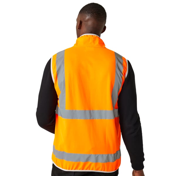 Regatta Professional Mens Full Zip Hi-Vis Vest