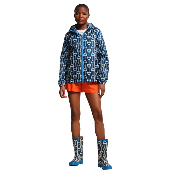Regatta Womens/Ladies Orla Kiely Tall Flowers Packaway Waterproof Jacket