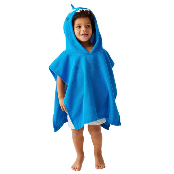 Regatta Lasten Bubbles The Shark hupullinen pyyhe