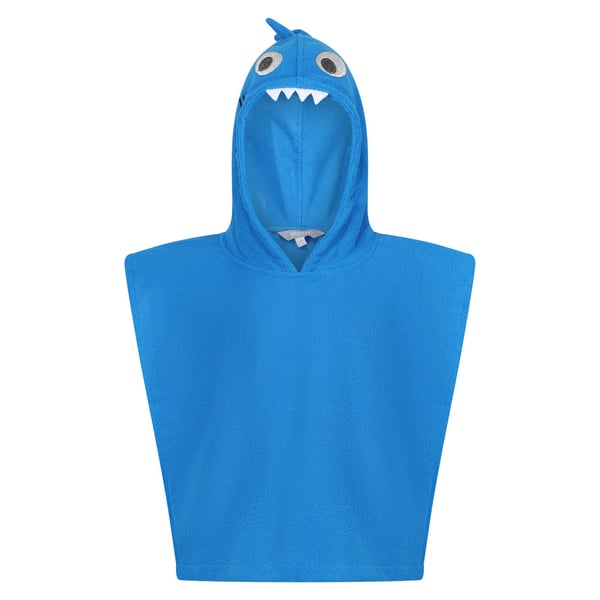 Regatta Childrens/Kids Bubbles The Shark Hooded Towel