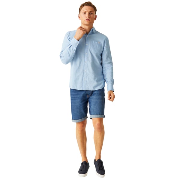 Regatta Mens Babbinswood Linen Shirt