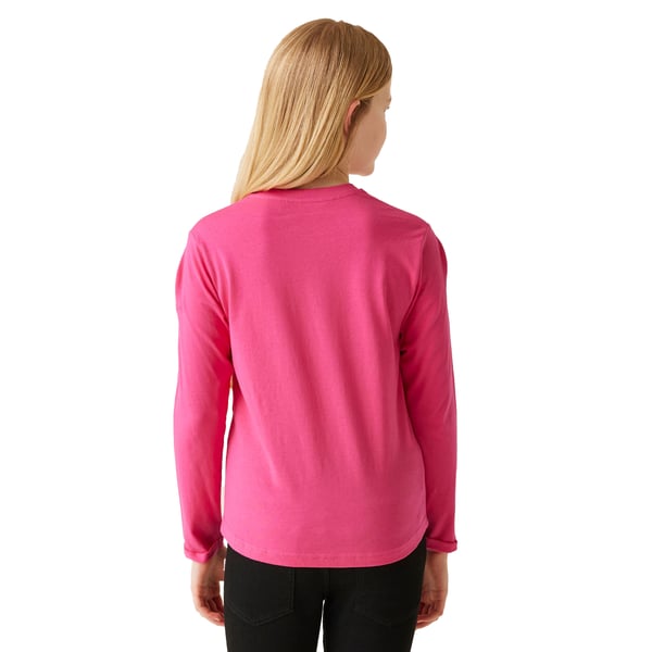 Regatta Childrens/Kids Wenbie III Hearts & Flowers Long-Sleeved T-Shirt