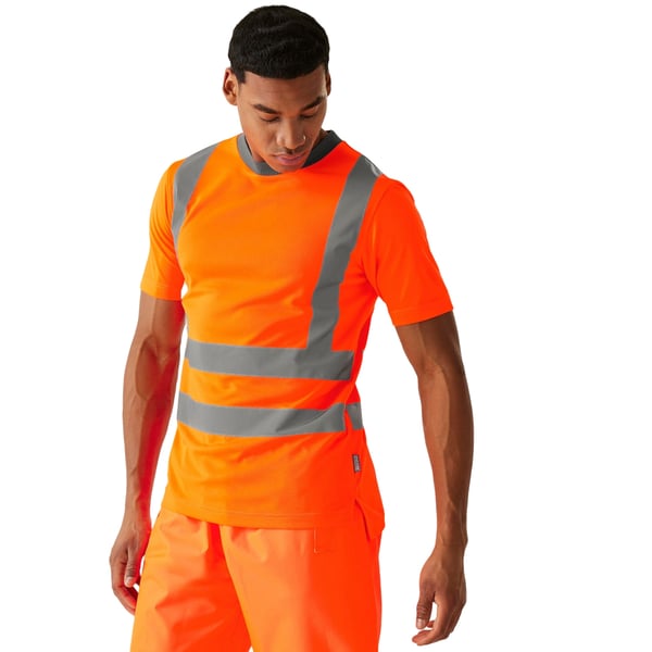 Regatta Professional Herre Hi-Vis sikkerheds-T-shirt til mænd