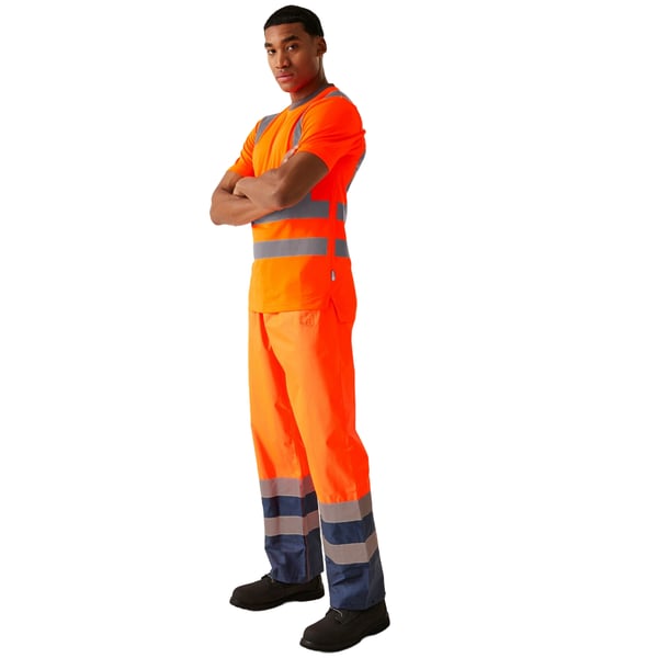 Regatta Professional Herre Hi-Vis sikkerheds-T-shirt til mænd