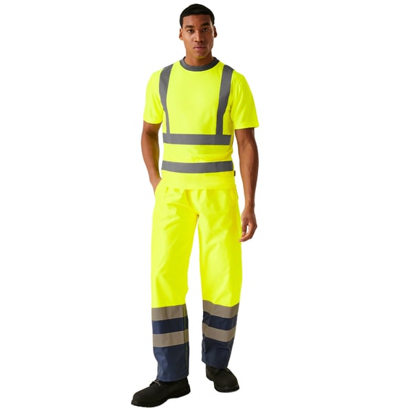 Regatta Professional Herre Hi-Vis sikkerheds-T-shirt til mænd