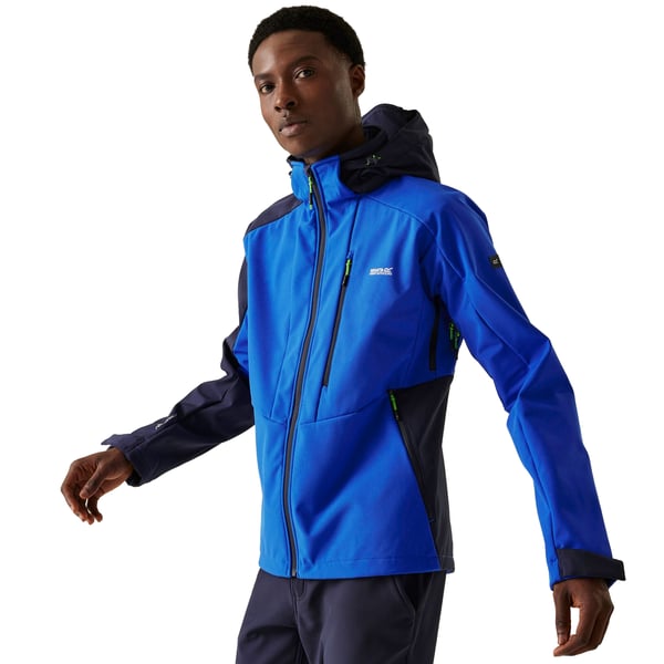 Regatta Mens Hewitts X Colour Block Soft Shell Jacket