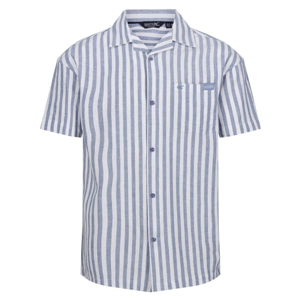 Regatta Mens Shorebay II Stripe Short-Sleeved Shirt