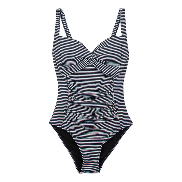 Regatta Womens/Ladies Stripe Seersucker Tummy Control One Piece Swimsuit