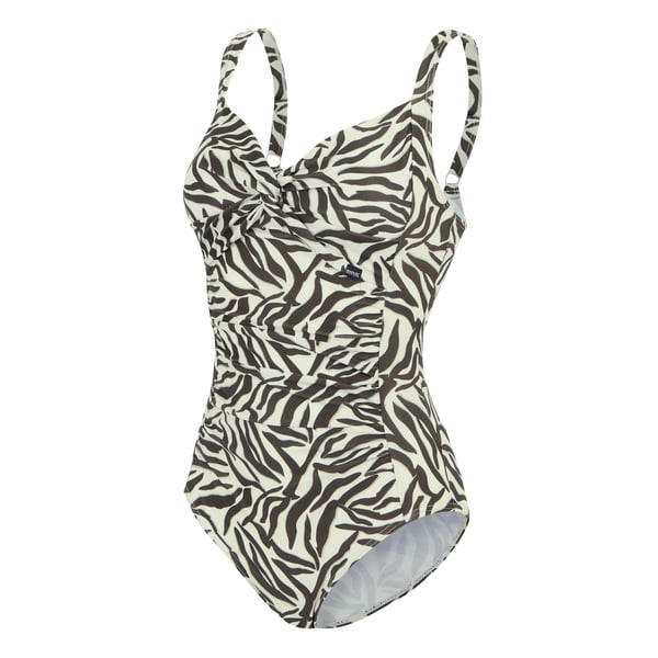 Regatta Womens/Ladies Sakari Zebra Print Tummy Control One Piece Swimsuit