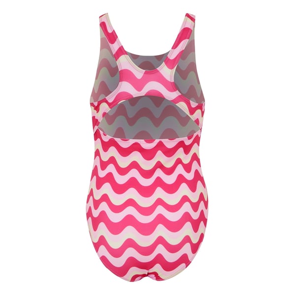 Regatta Girls Katrisse Wavy Lines One Piece Swimsuit