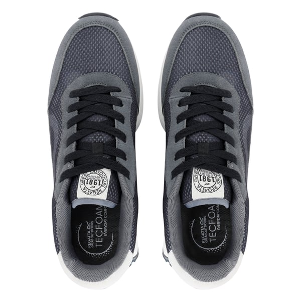 Regatta Mens Marine Heritage Suede Trainers