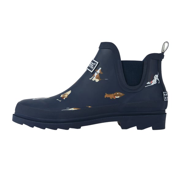 Regatta Womens/Ladies Harper Dog Print Low Wellington Boots