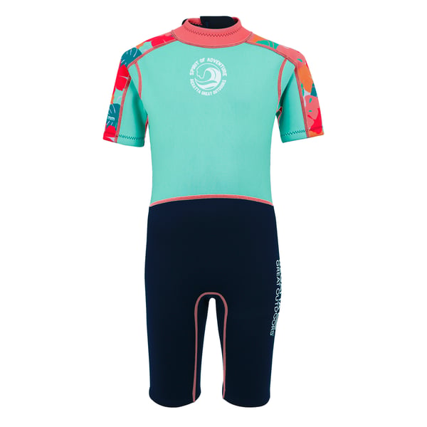 Regatta Childrens/Kids Tropical Leaves Wetsuit Regatta Childrens/Kids Tropical Leaves Wetsuit