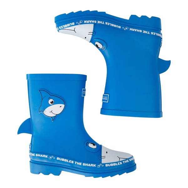 Regatta Childrens/Kids Mudplay II Bubbles The Shark Wellington Boots