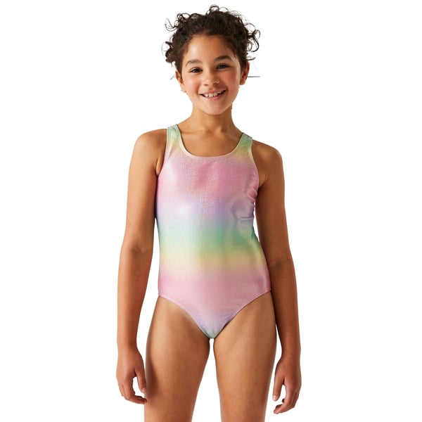Regatta Girls Katrisse Mermaid Shimmer One Piece Swimsuit