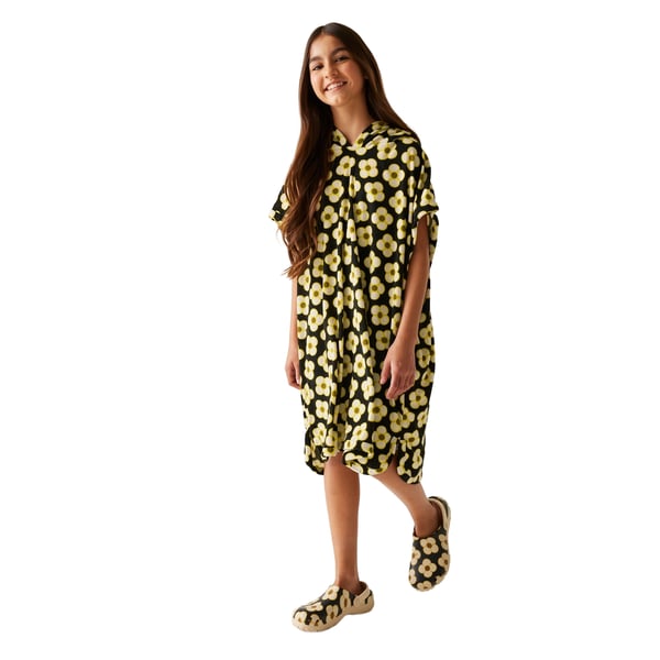 Regatta Girls Orla Kiely Spinning Flower Towelling Robe