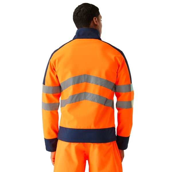 Regatta Professional Hi-Vis 3-lagers Softshelljacka för män