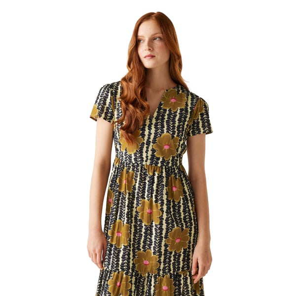 Regatta Womens/Ladies Orla Kiely Lotus Tiered Midi Dress