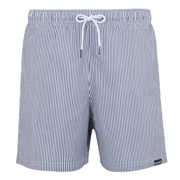 Regatta Mens Loras Stripe Seersucker Swim Shorts