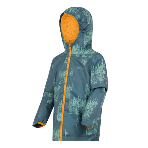 Regatta Childrens/Kids Lever II Printed Waterproof Jacket