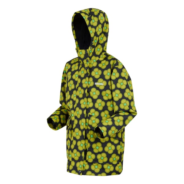 Regatta Childrens/Kids Orla Kiely Swing Spinning Flower Waterproof Jacket