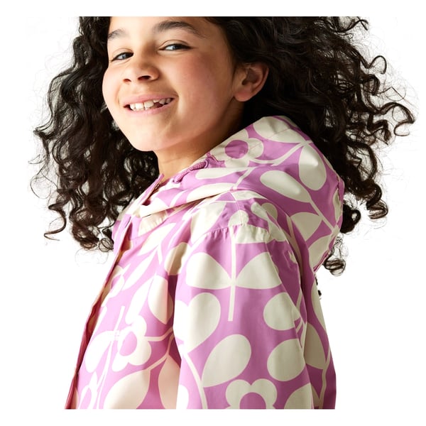 Regatta Barn/Kids Orla Kiely Swing Jasmine Flower Vattentät Jacka