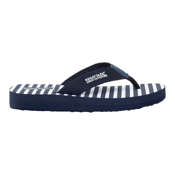 Regatta Womens/Ladies Catarina Striped Flip Flops
