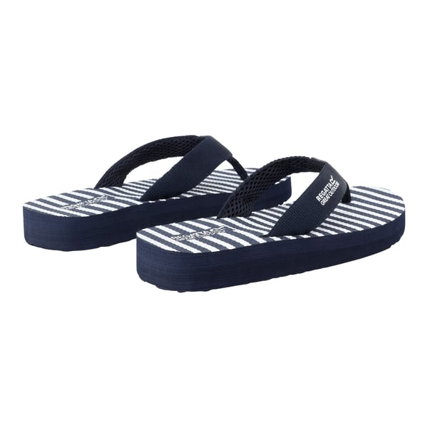 Regatta Womens/Ladies Catarina Striped Flip Flops
