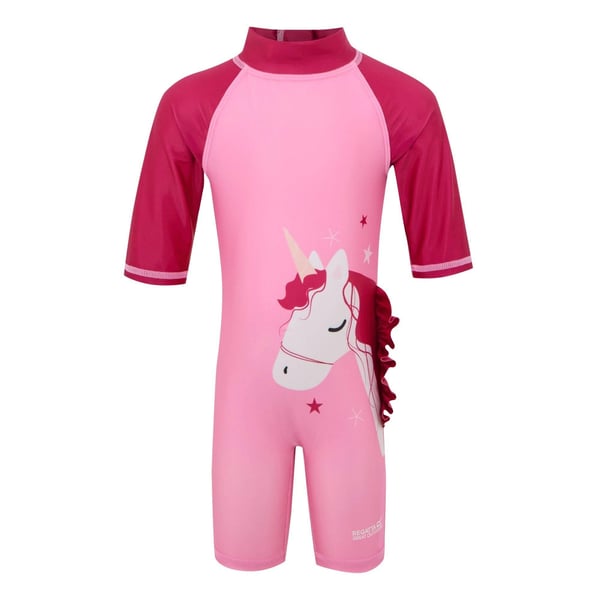 Regatta Barn/Kids Luna Unicorn Baddräkt i ett stycke