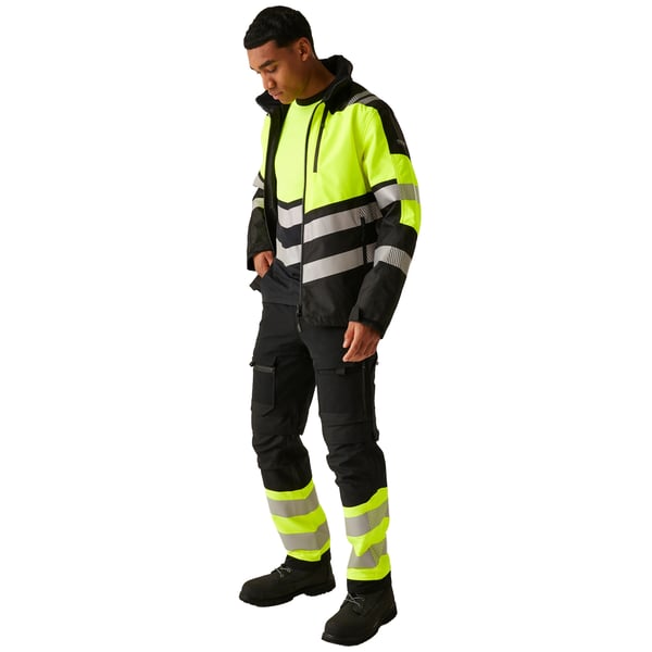 Regatta Professional Mens High-Vis Waterproof Jacket