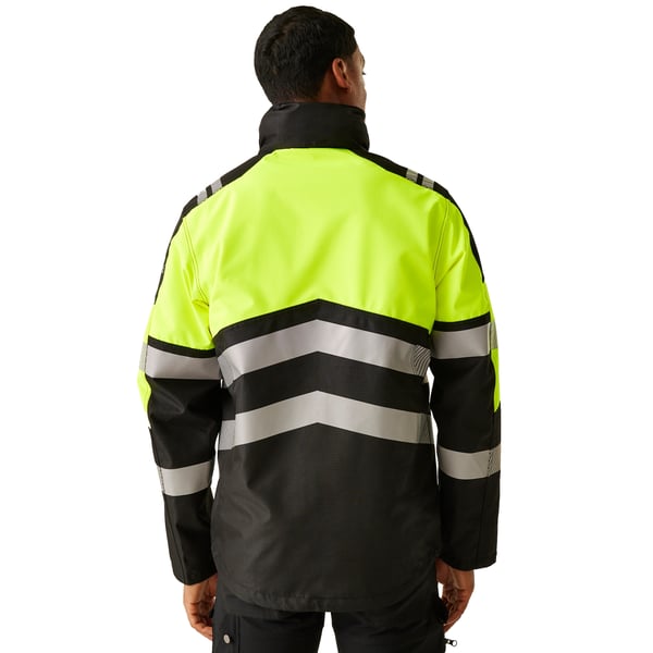 Regatta Professional Mens High-Vis Waterproof Jacket