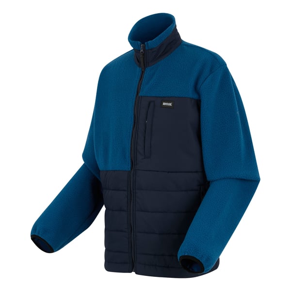 Regatta Mens Frankie Borg Full Zip Hybrid Jacket