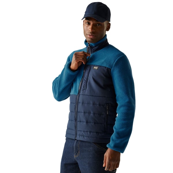 Regatta Mens Frankie Borg Full Zip Hybrid Jacket