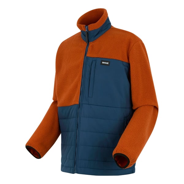 Regatta Mens Frankie Borg Full Zip Hybrid Jacket