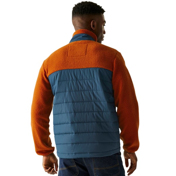 Regatta Mens Frankie Borg Full Zip Hybrid Jacket