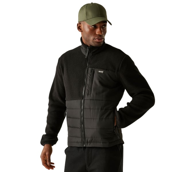 Regatta Mens Frankie Borg Full Zip Hybrid Jacket