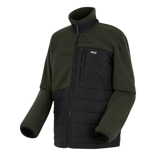 Regatta Mens Frankie Borg Full Zip Hybrid Jacket