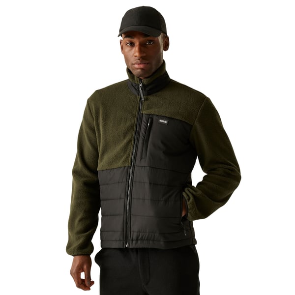 Regatta Mens Frankie Borg Full Zip Hybrid Jacket
