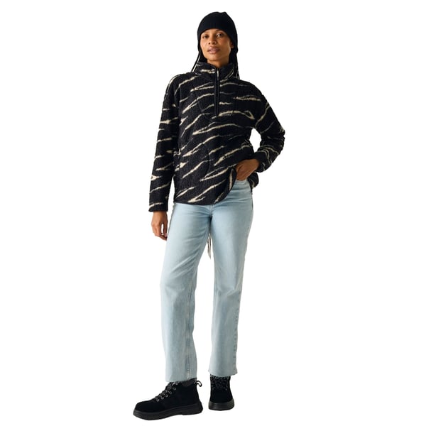 Regatta Womens/Ladies Frankie Abstract Borg Half Zip Fleece Jacket