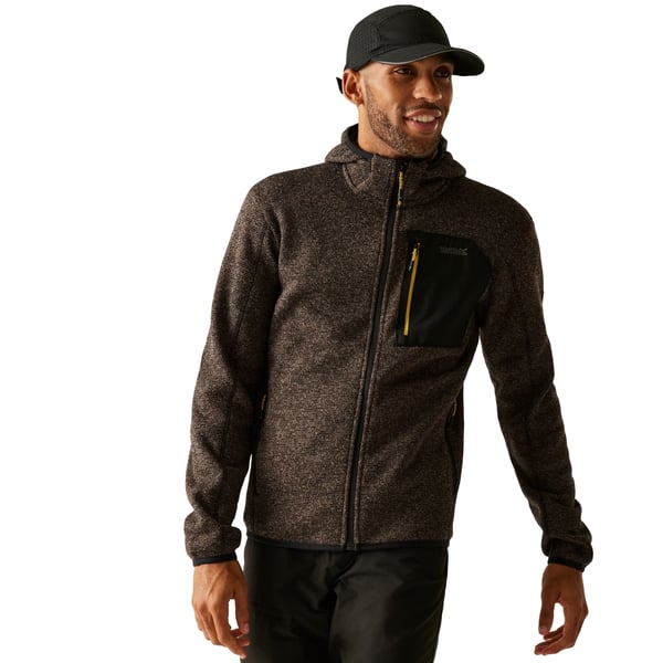 Regatta Mens Newhill Marl Full Zip Fleece Jacket