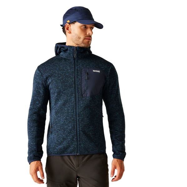 Regatta Mens Newhill Marl Full Zip Fleece Jacket