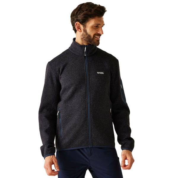 Regatta Mens Newhill Marl Full Zip Fleece Jacket