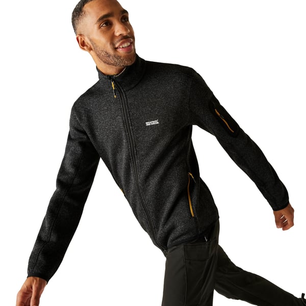 Regatta Mens Newhill Marl Full Zip Fleece Jacket