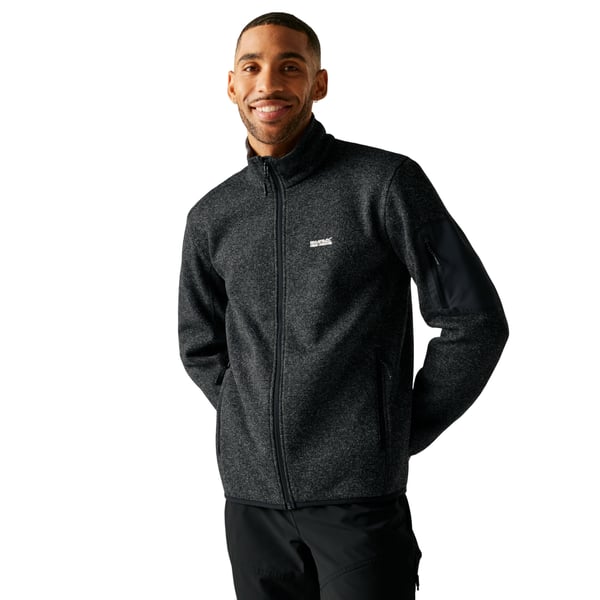 Regatta Mens Newhill Marl Full Zip Fleece Jacket
