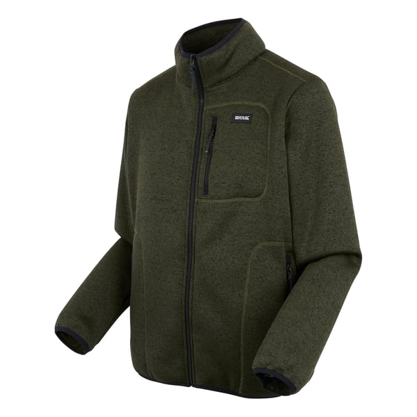 Regatta Mens Barlee Marl Full Zip Fleece Jacket