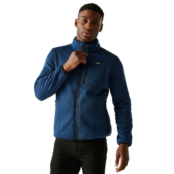 Regatta Mens Barlee Marl Full Zip Fleece Jacket