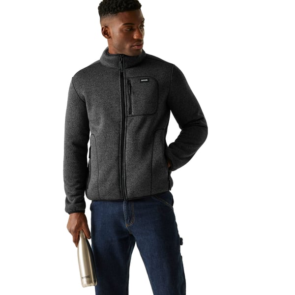 Regatta Mens Barlee Marl Full Zip Fleece Jacket
