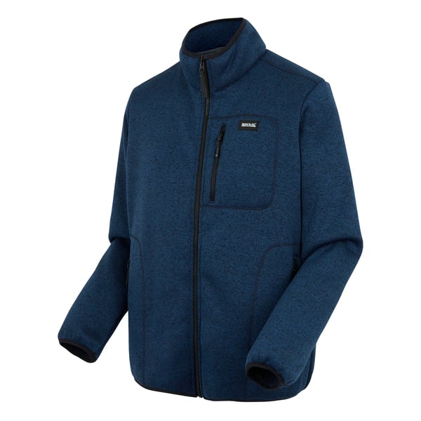 Regatta Mens Barlee Marl Full Zip Fleece Jacket